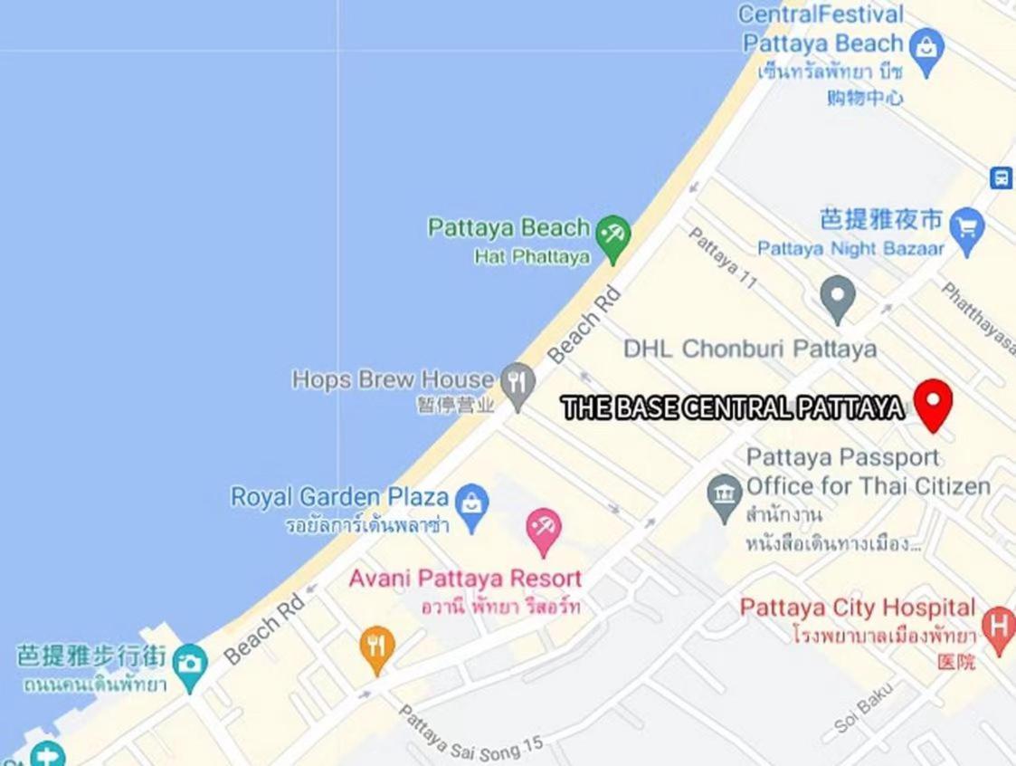 The Base Apartment Pattaya Exterior photo